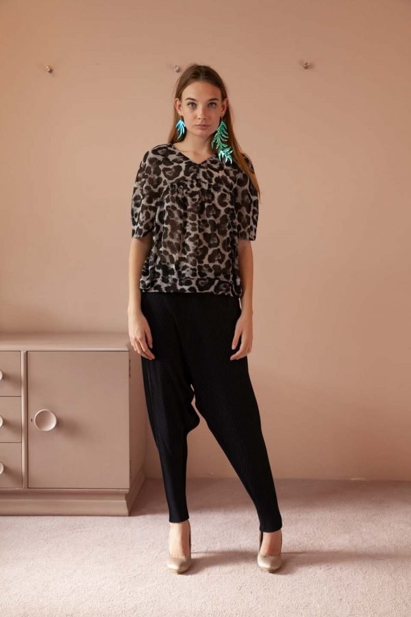 ORIGAMI TOP WITH ISSEY PANTS